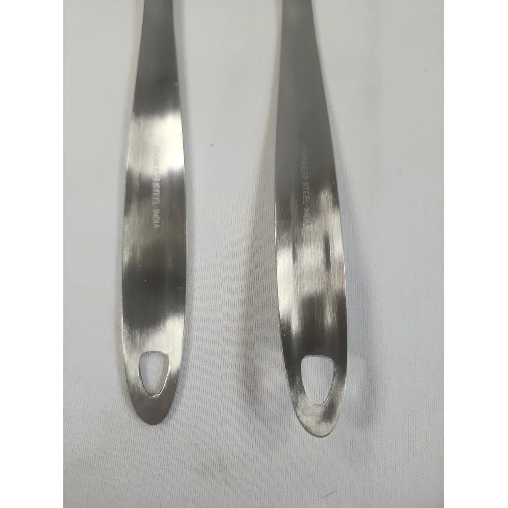 Lot‎ Of 2 Stainless Steal Serving Forks 12.25 Inches X 1.25 Inches